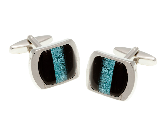 Turquoise Lizard Eye Cufflinks