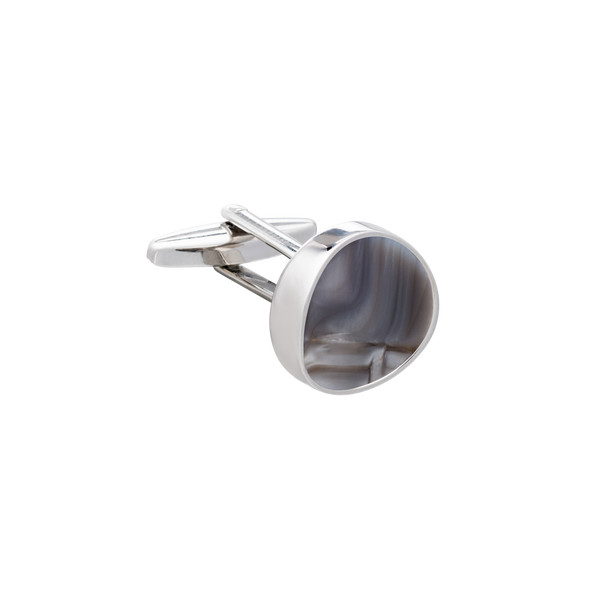 Solar Textures Grey Cufflinks