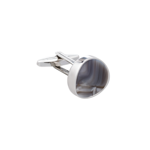 Solar Textures Grey Cufflinks