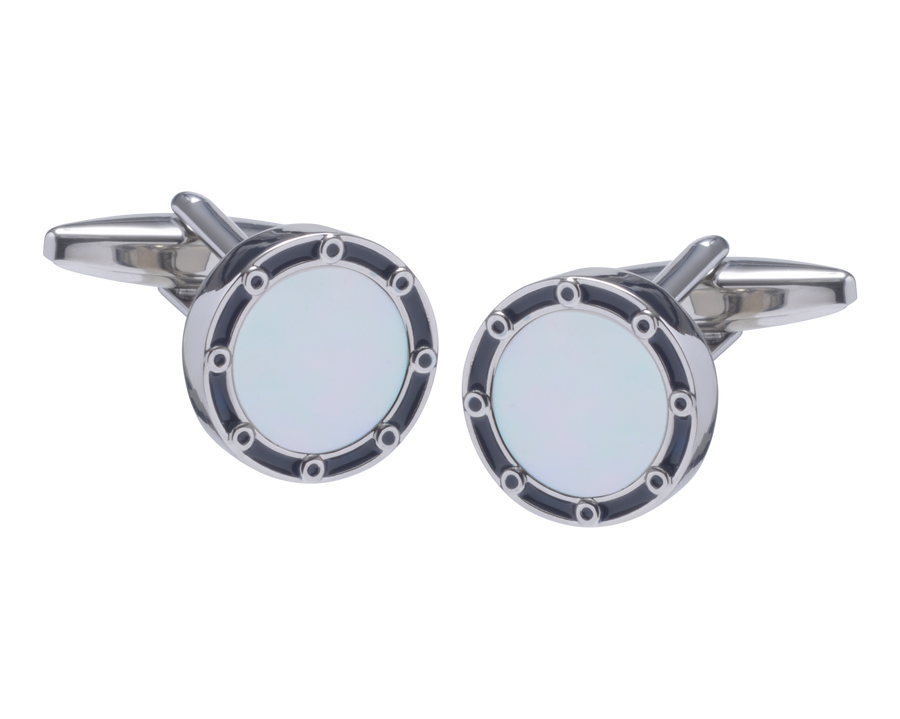 The Porthole MOP Cufflinks