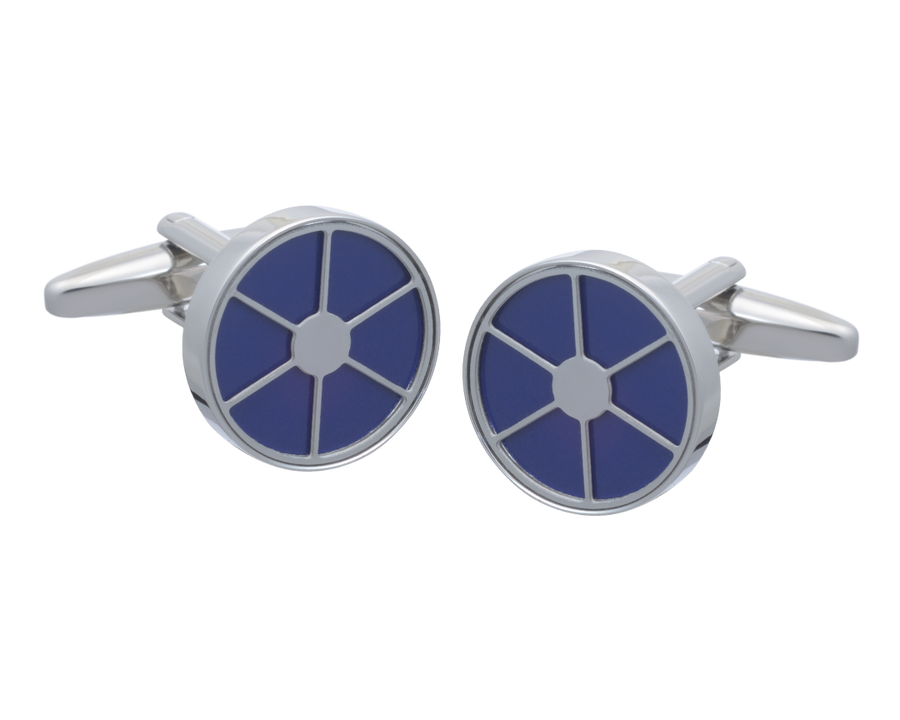 Segments of Luxury Lapis Cufflinks