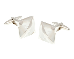 Covered Corners Mother Of Pearl Cufflinks