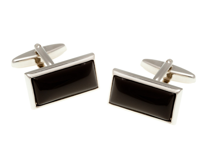 Oblong Onyx Cufflinks