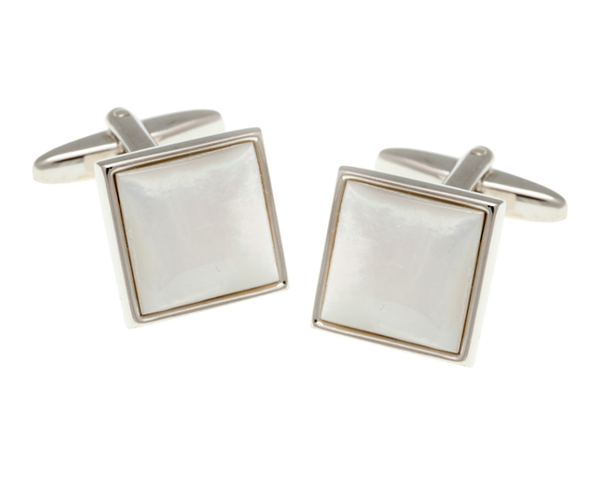 Square Mother Of Pearl Cufflinks