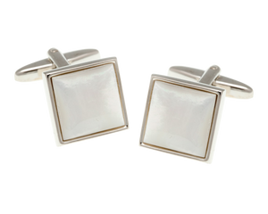 Square Mother Of Pearl Cufflinks