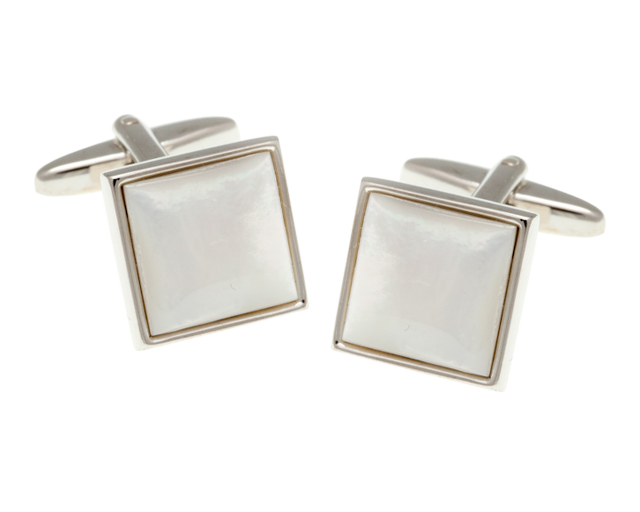 Square Mother Of Pearl Cufflinks