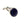 Round Cabochon Sodalite Blue Semi Precious Stone Cufflinks by Elizabeth Parker England