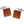 Square Brown Goldstone Cufflinks