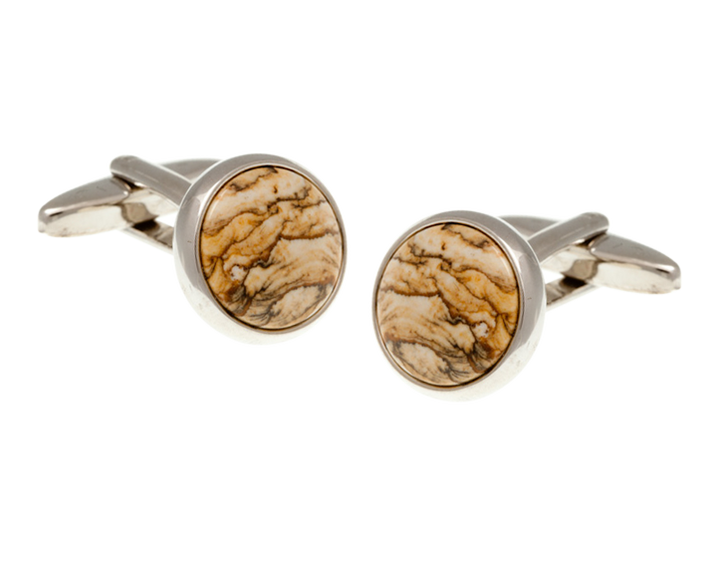 Picture Jasper Stone Cufflinks