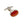 Oval Cabochon Red Jasper Semi Precious Stone Cufflinks by Elizabeth Parker England