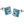 Square Patterned Blue Mother Of Pearl Cufflinks