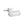 Narrow Rectangular Cufflinks with Faceted White Acrylic Raised Centre by Elizabeth Parker