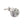 Exotic Encased Round White Cufflinks by Elizabeth Parker