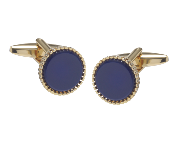 Sculpture Sodalite Cufflinks