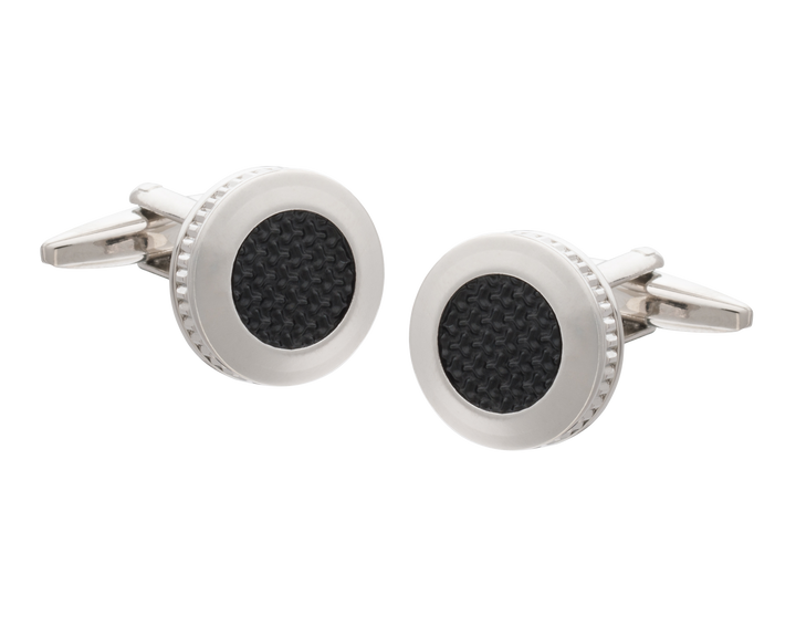 Matt Black Construction Themed Cufflinks