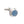 Blue Beacon Styled Plain Metal Cufflinks by Elizabeth Parker