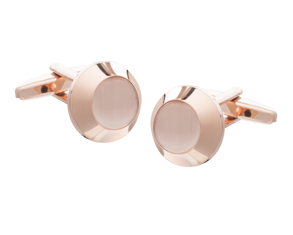 Rose Gold Beacon Cufflinks