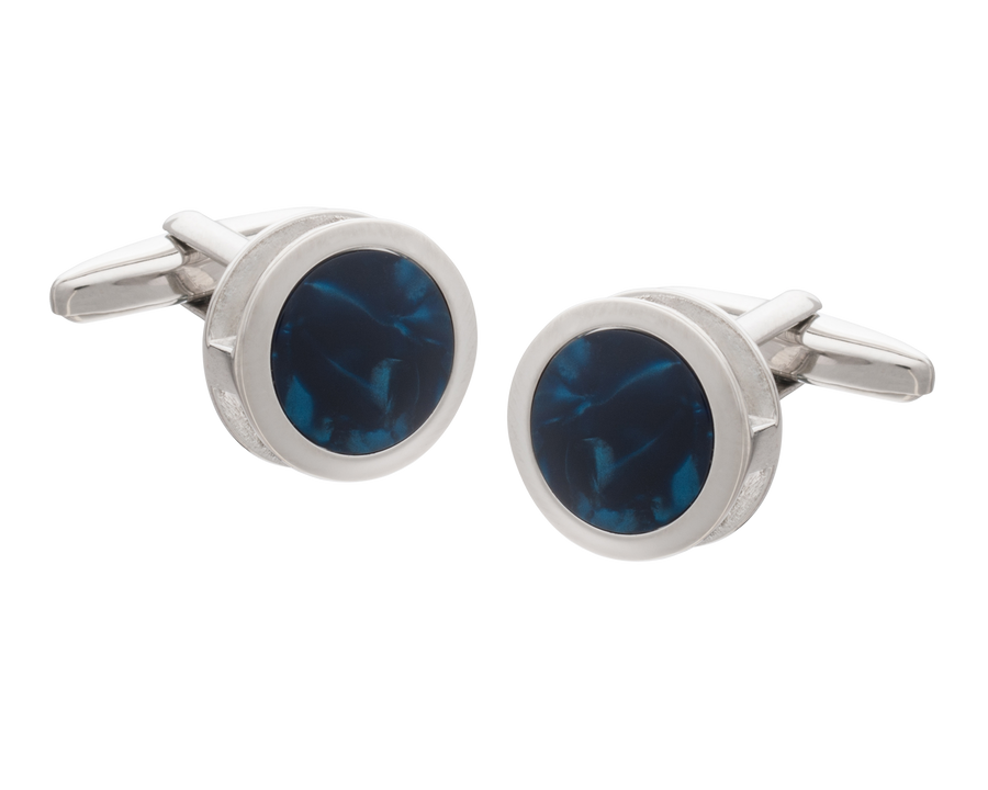 Blue Inside Out Cufflinks