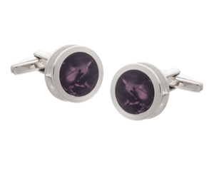 Purple Inside Out Cufflinks