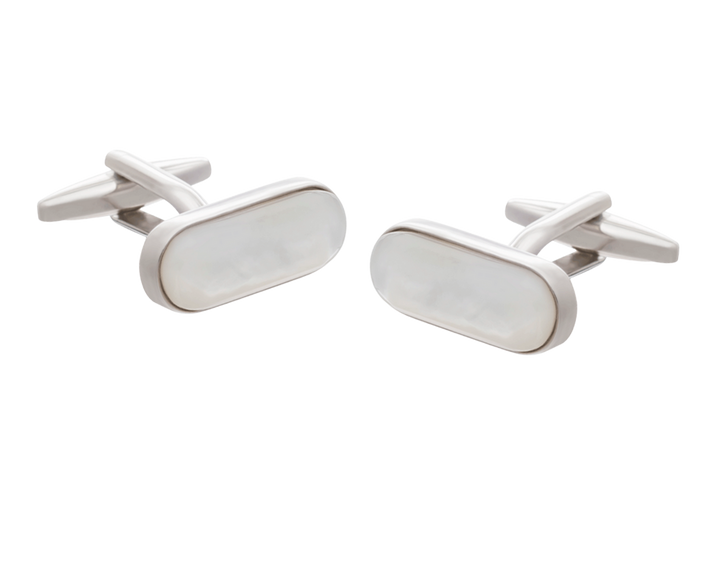 Mother of Pearl Pilule Cufflinks