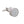 On The Edge Round White Cufflinks by Elizabeth Parker