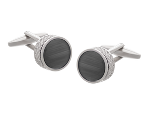 On The Edge' Grey Cufflinks