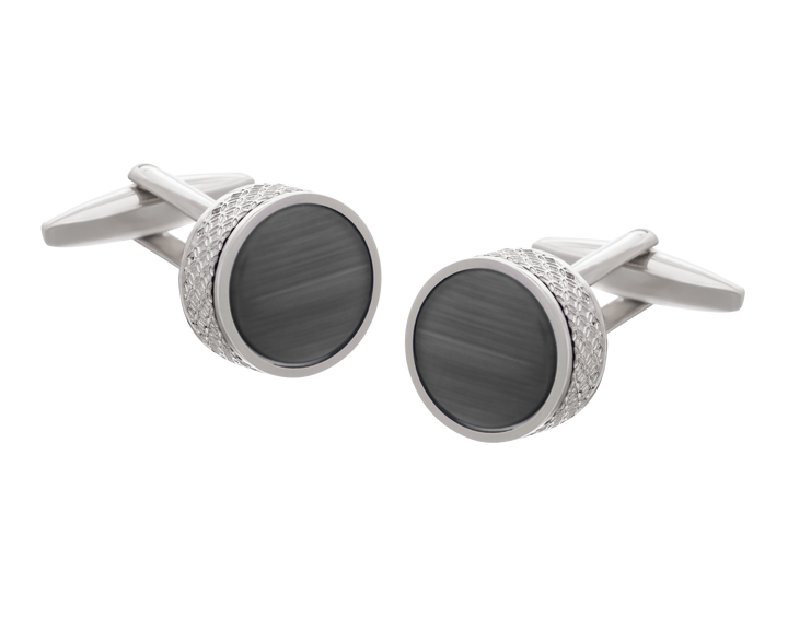 On The Edge' Grey Cufflinks