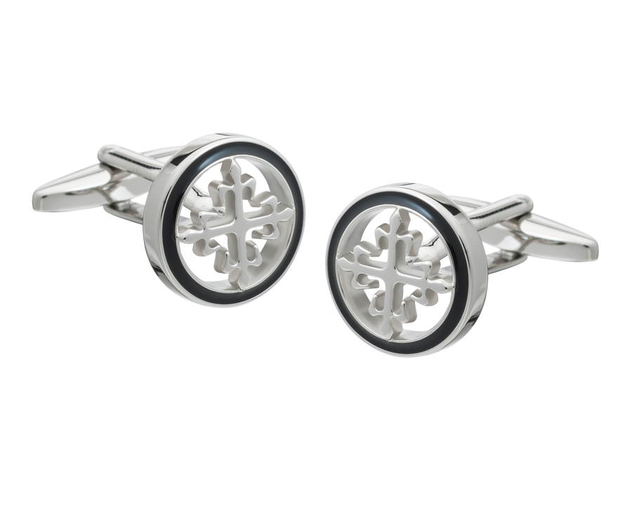 Vintage Metal Cross Cufflinks