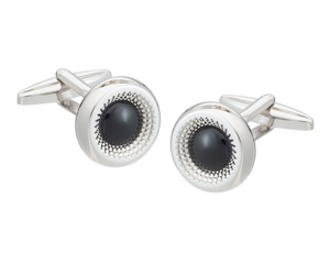 Centre Of Attention Onyx Cufflinks