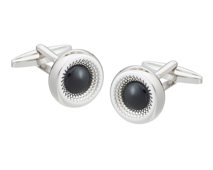 Centre Of Attention Onyx Cufflinks