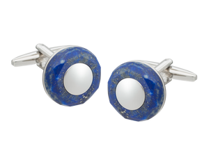 Circle of Stone Sodalite Cufflinks