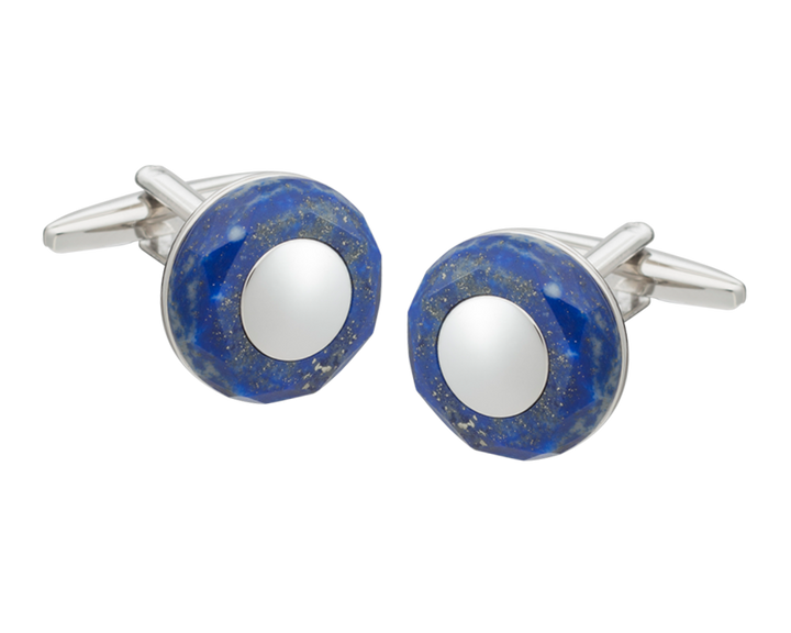 Circle of Stone Sodalite Cufflinks