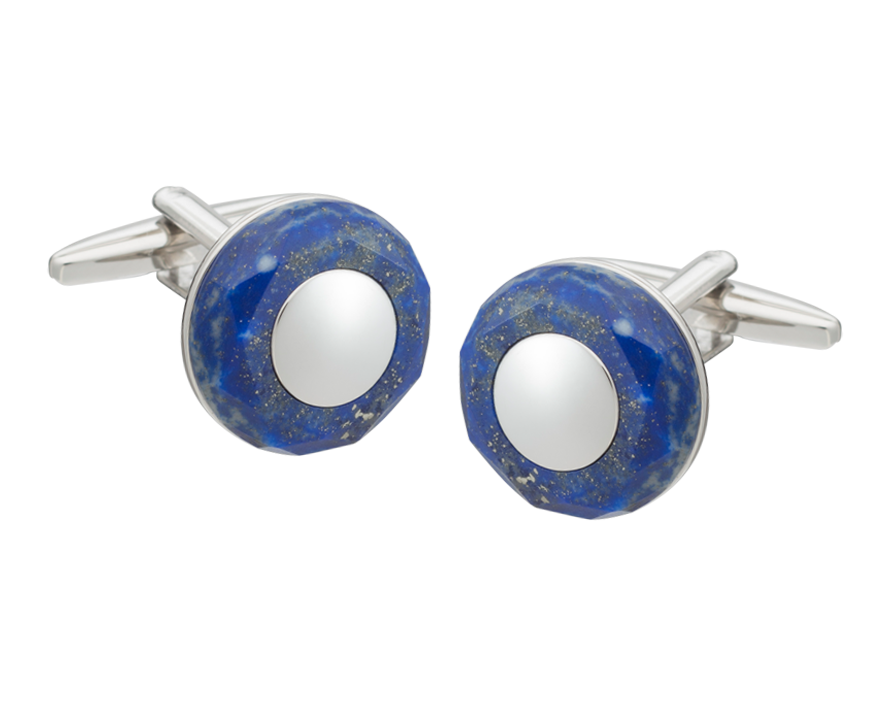 Circle of Stone Sodalite Cufflinks