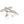 Shaped Fish Plain Metal Simply Metal Cufflinks - by Elizabeth Parker England