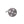 5 Circle Brushed Gun Metal Round Simply Metal Cufflinks by Elizabeth Parker