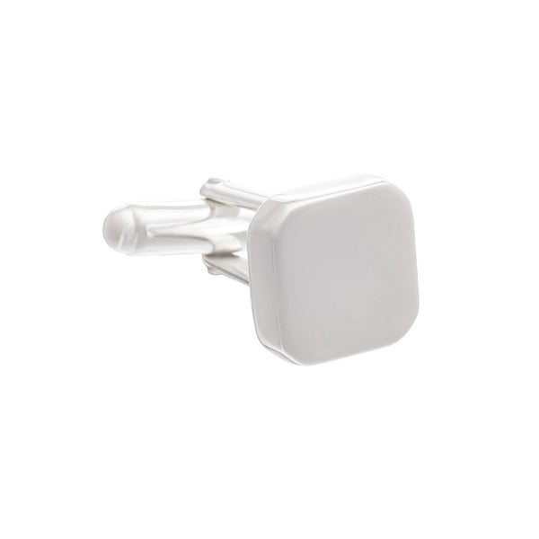 Bordering on Square Cufflinks in .925 Solid Silver by Elizabeth Parker