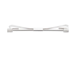 Two Textured Tubes Collar Bar by Elizabeth Parker