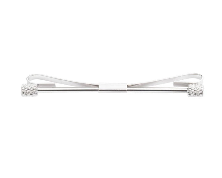 Two Textured Tubes Collar Bar by Elizabeth Parker
