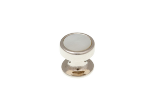 Single Round Mother of Pearl Dress Stud