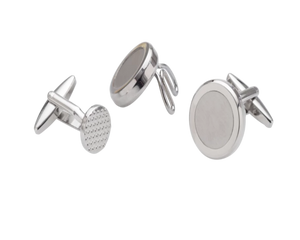 The Multifacet 3 in 1 Metal Button Cover Cufflinks