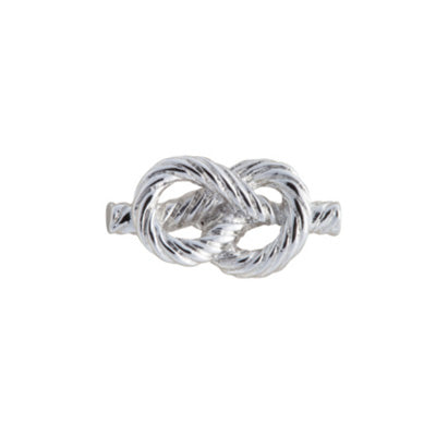 Rope style design simply metal lapel pin from Elizabeth Parker