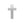 Polished Christian Cross Lapel Pin by Elizabeth Parker