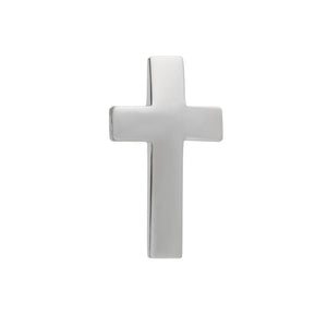 Polished Christian Cross Lapel Pin by Elizabeth Parker 