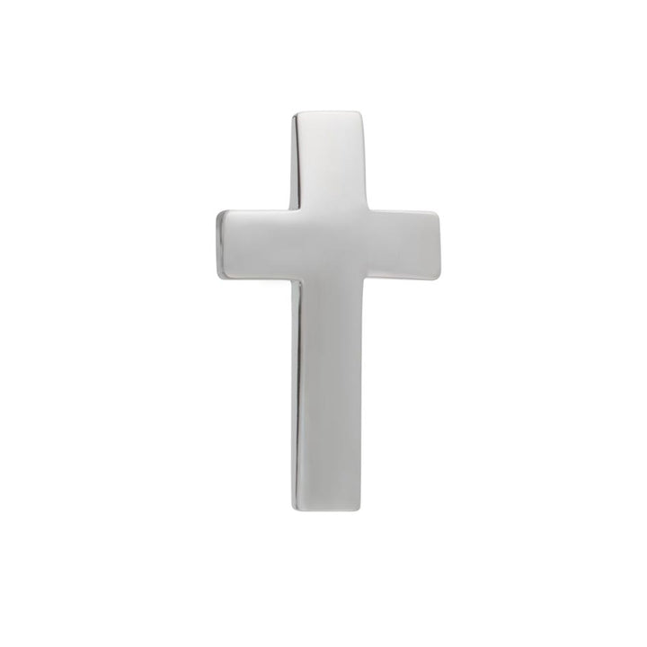 Polished Christian Cross Lapel Pin by Elizabeth Parker