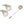 Round Mother Of Pearl Stick Pin & Cufflinks Set by Elizabeth Parker England
