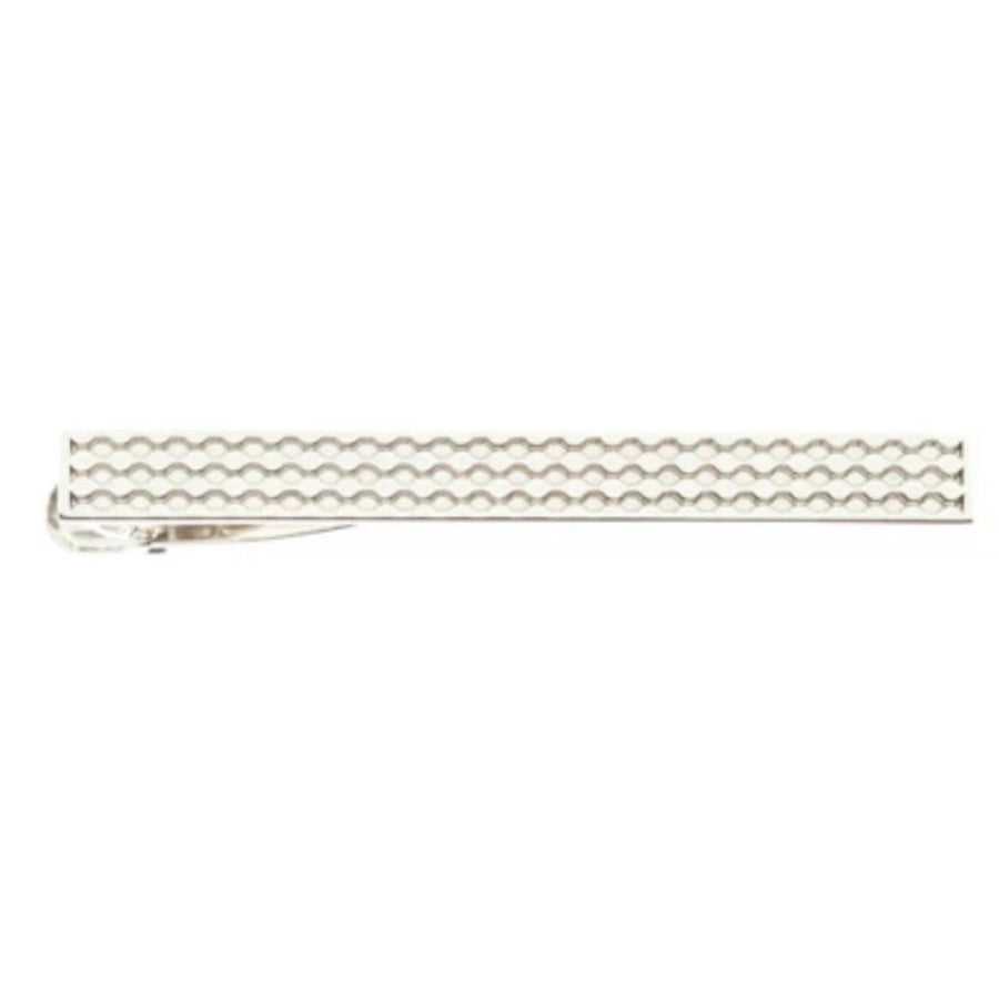 Elegant Polished Clip Style 60mm Chess Design Tie Clip By Elizabeth Parker England