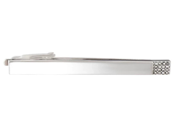 Diamond Tipped Tie Clip by Elizabeth Parker