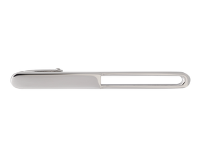 Half a Hollow Metal Tie Slide Clip