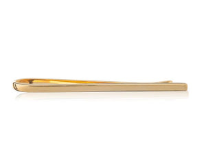 Vintage Polished Gold Plated Tie Slide - 50 mm by Elizabeth Parker
