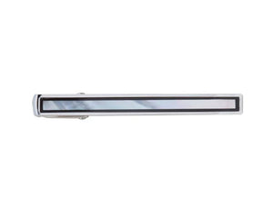 50mm Mother Of Pearl & Black Onyx Tie Clip